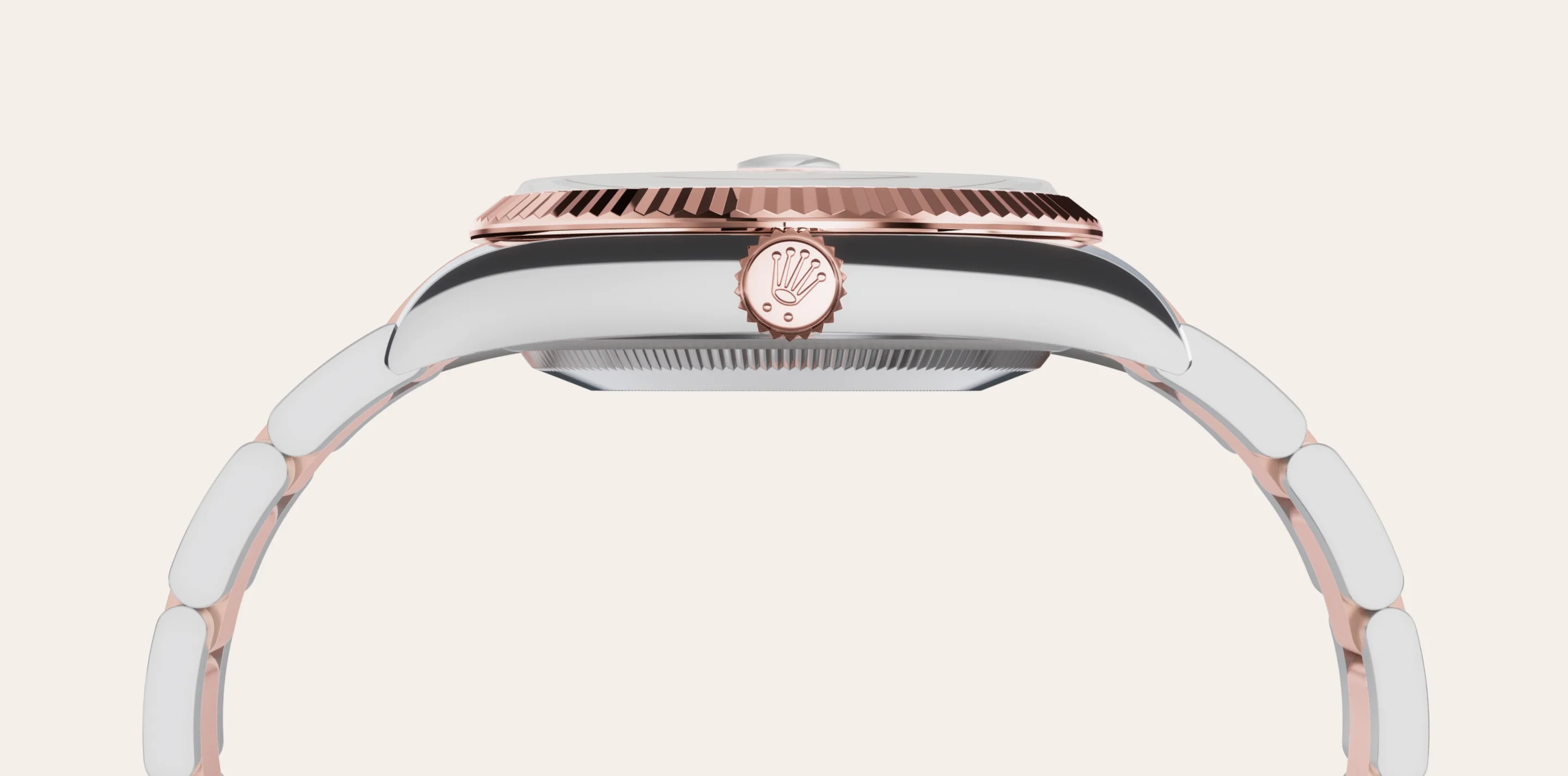 Rolex Datejust de Rolesor Everose —combinación de acero Oystersteel y oro Everose, M126231-0020 | Brela