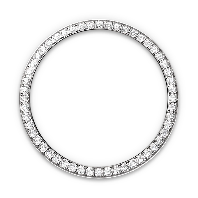 m126284rbr-0011_bezel-mobile | Brela Rolex Datejust de Rolesor blanco —combinación de acero Oystersteel y oro blanco, M126284RBR-0011 | Brela