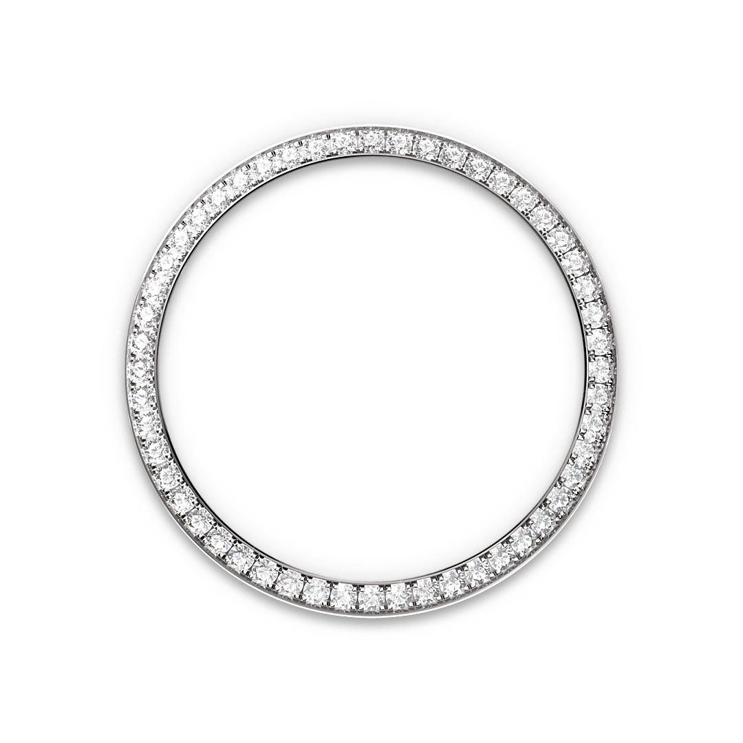 m126284rbr-0011_bezel | Brela Rolex Datejust de Rolesor blanco —combinación de acero Oystersteel y oro blanco, M126284RBR-0011 | Brela