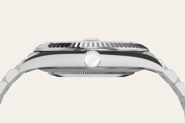 Rolex Datejust de Rolesor blanco —combinación de acero Oystersteel y oro blanco, M126334-0002