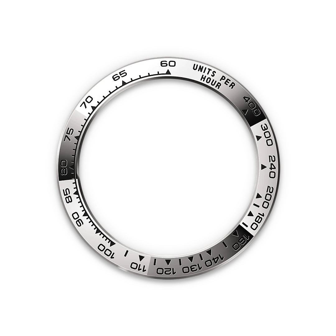 m126509-0001_bezel | Brela Rolex Cosmograph Daytona de Oro blanco de 18 quilates, M126509-0001 | Brela