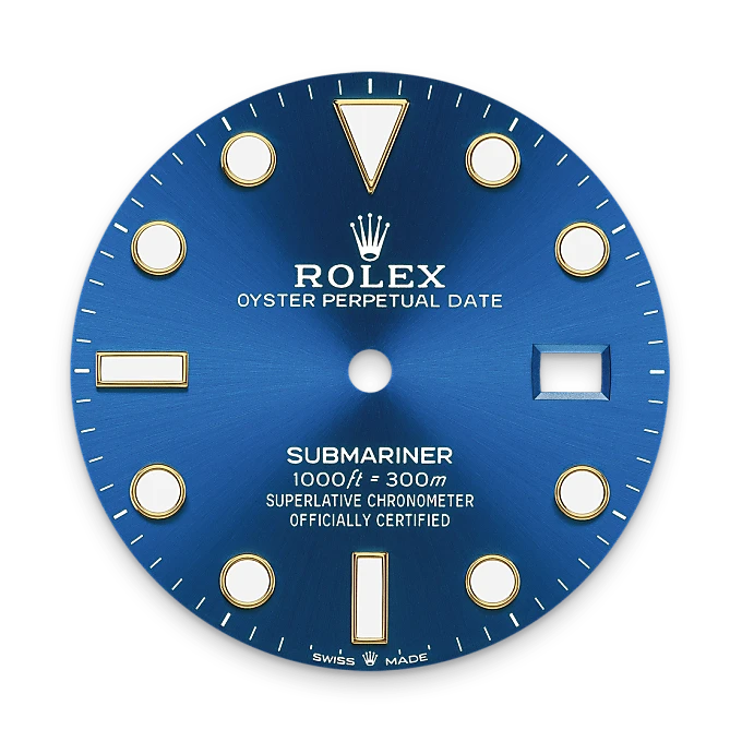 m126613lb-0002_dial-mobile | Brela Rolex Submariner de Rolesor amarillo —combinación de acero Oystersteel y oro amarillo, M126613LB-0002 | Brela