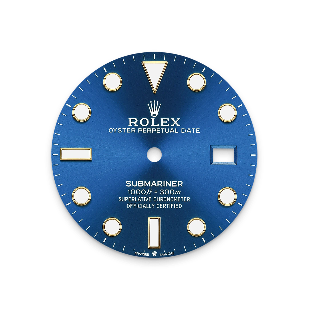 m126613lb-0002_dial | Brela Rolex Submariner de Rolesor amarillo —combinación de acero Oystersteel y oro amarillo, M126613LB-0002 | Brela
