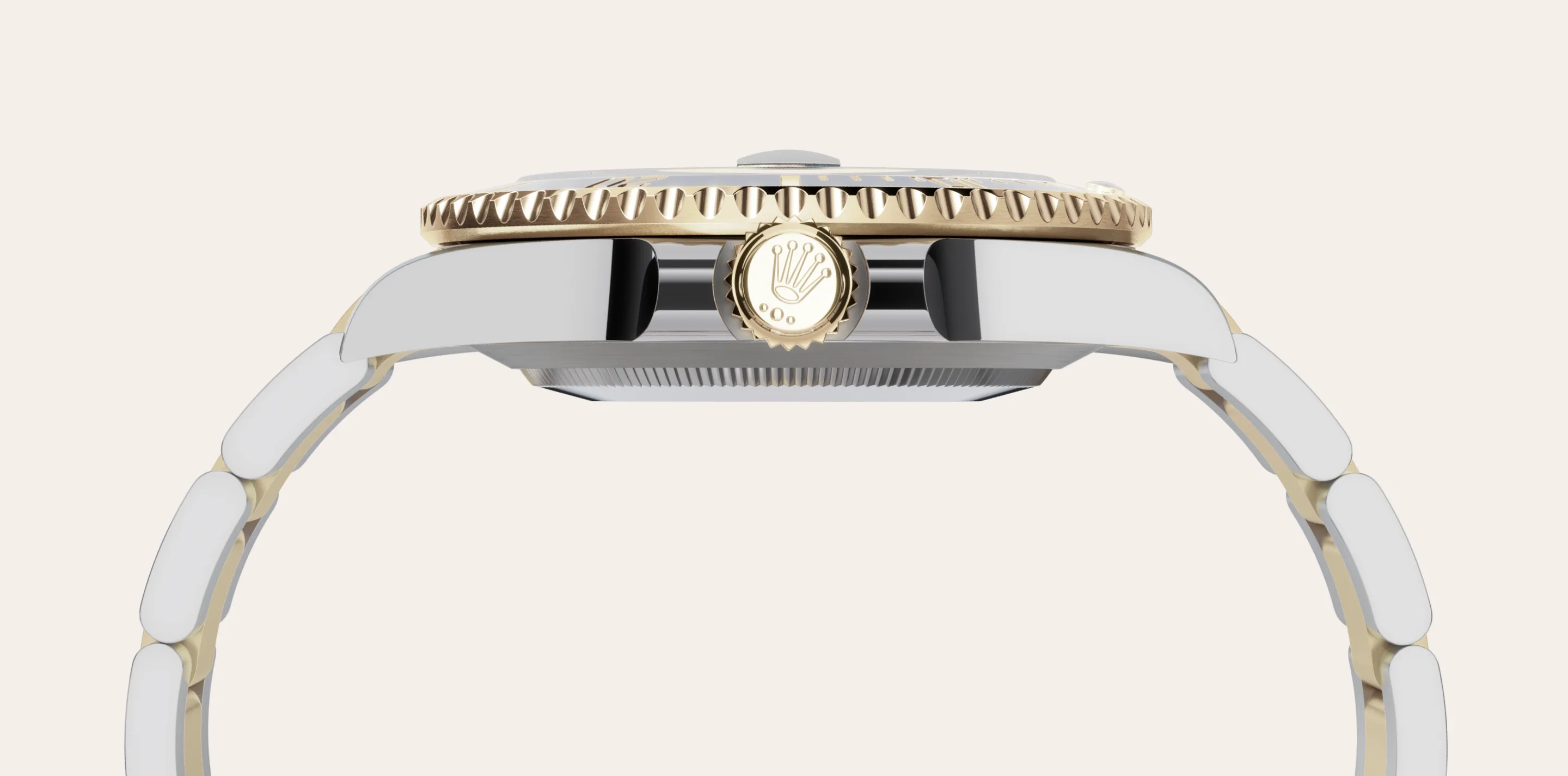 m126613lb-0002_material | Brela Rolex Submariner de Rolesor amarillo —combinación de acero Oystersteel y oro amarillo, M126613LB-0002 | Brela