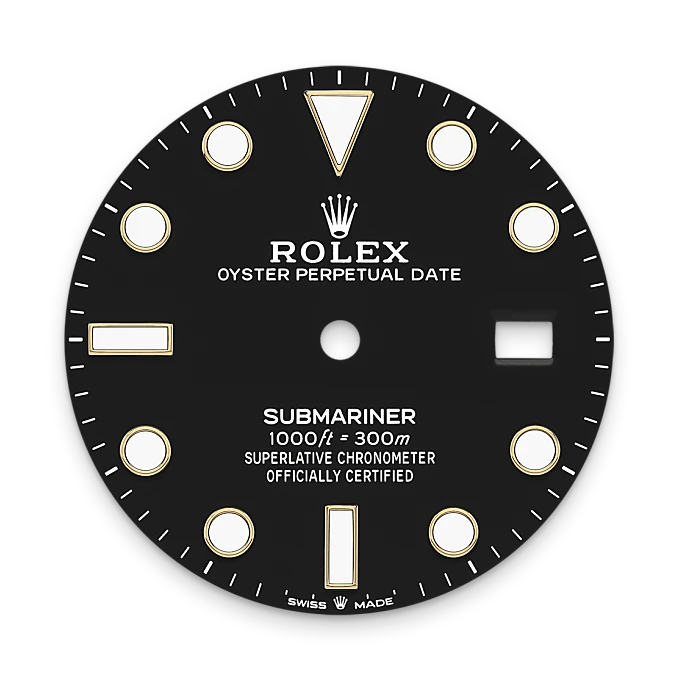 m126618ln-0002_dial-mobile | Brela Rolex Submariner de Oro amarillo de 18 quilates, M126618LN-0002 | Brela