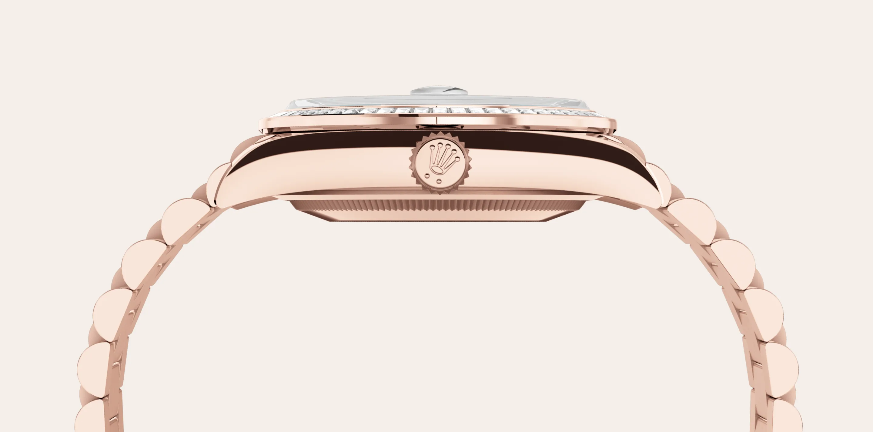 Rolex Day-Date de Oro Everose de 18 quilates, M128395TBR-0032