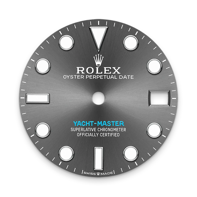 Rolex Yacht-Master de Rolesium —combinación de acero Oystersteel y platino, M268622-0002