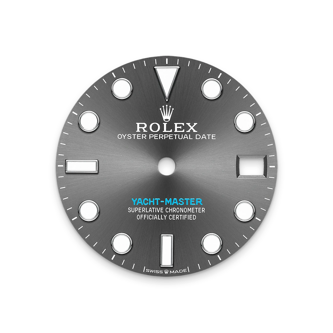 Rolex Yacht-Master de Rolesium —combinación de acero Oystersteel y platino, M268622-0002
