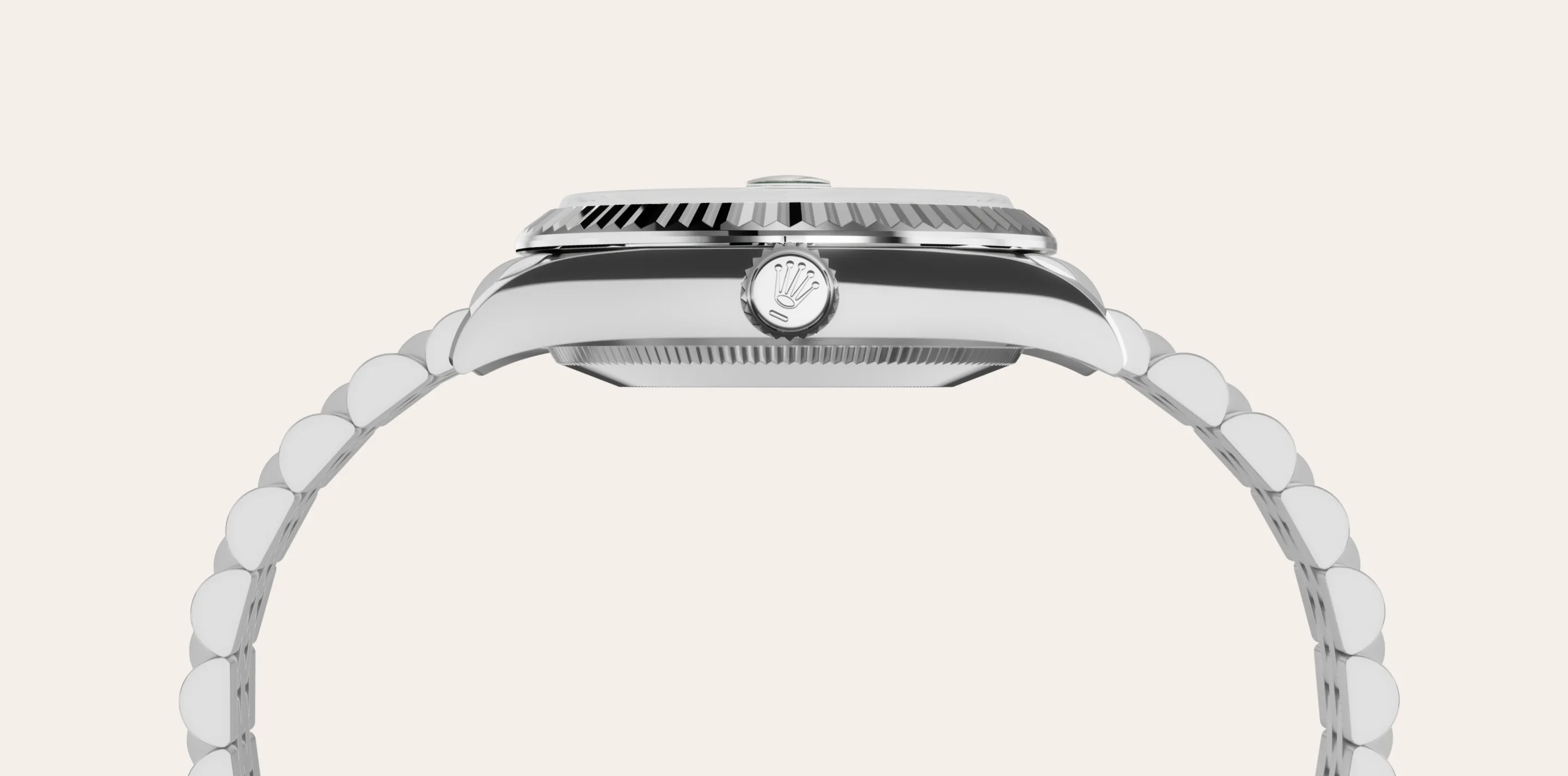 Rolex Datejust de Rolesor blanco —combinación de acero Oystersteel y oro blanco, M278274-0018 | Brela