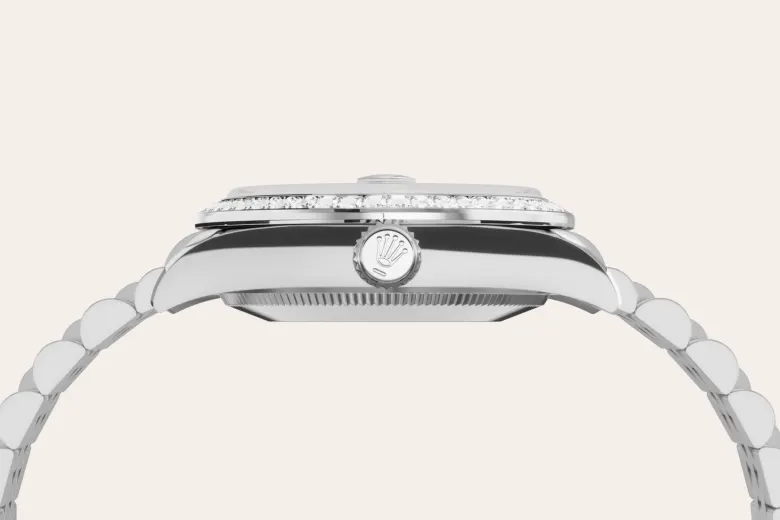 Rolex Datejust de Rolesor blanco —combinación de acero Oystersteel y oro blanco, M278384RBR-0008 | Brela