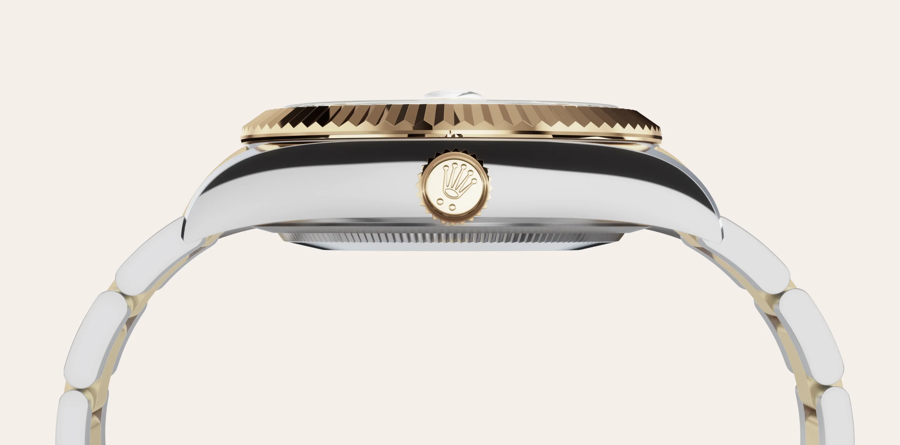 m336933-0001_material | Brela Rolex Sky-Dweller de Rolesor amarillo —combinación de acero Oystersteel y oro amarillo, M336933-0001 | Brela