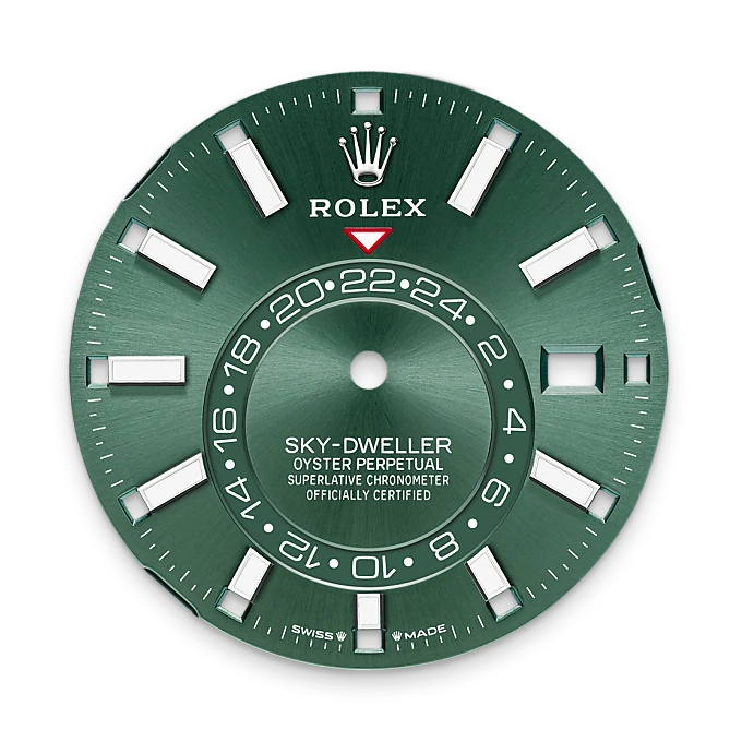 m336934-0001_dial-mobile | Brela Rolex Sky-Dweller de Rolesor blanco —combinación de acero Oystersteel y oro blanco, M336934-0001 | Brela