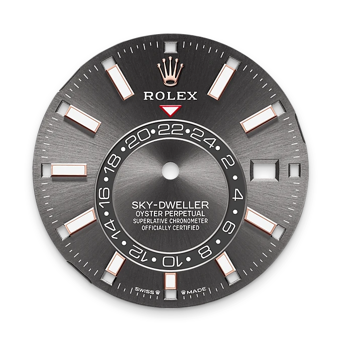 Rolex Sky-Dweller de Oro Everose de 18 quilates, M336935-0008 | Brela