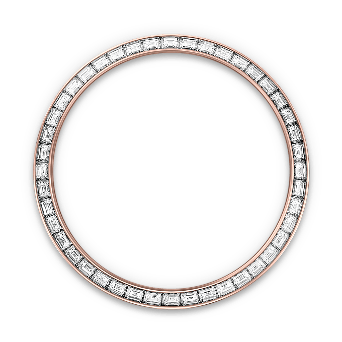 m127285tbr-0002-bezel-portrait | Brela Rolex Land-Dweller de Oro Everose de 18 quilates, M127285TBR-0002 | Brela