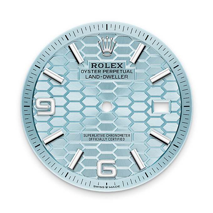 m127336-0001-dial-portrait | Brela Rolex Land-Dweller de Platino, M127336-0001 | Brela