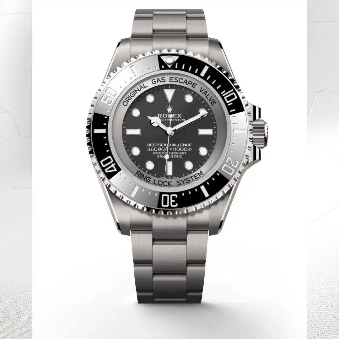 m126067-0002-slide1 | Brela Rolex Deepsea Challenge diver's watch in stainless steel with black dial and bezel. | Brela