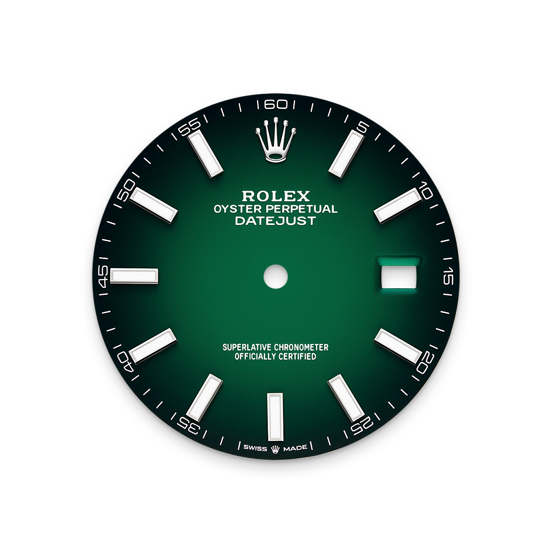 m126334-0033-dial-landscape | Brela Rolex Datejust de Rolesor blanco —combinación de acero Oystersteel y oro blanco, M126334-0033 | Brela