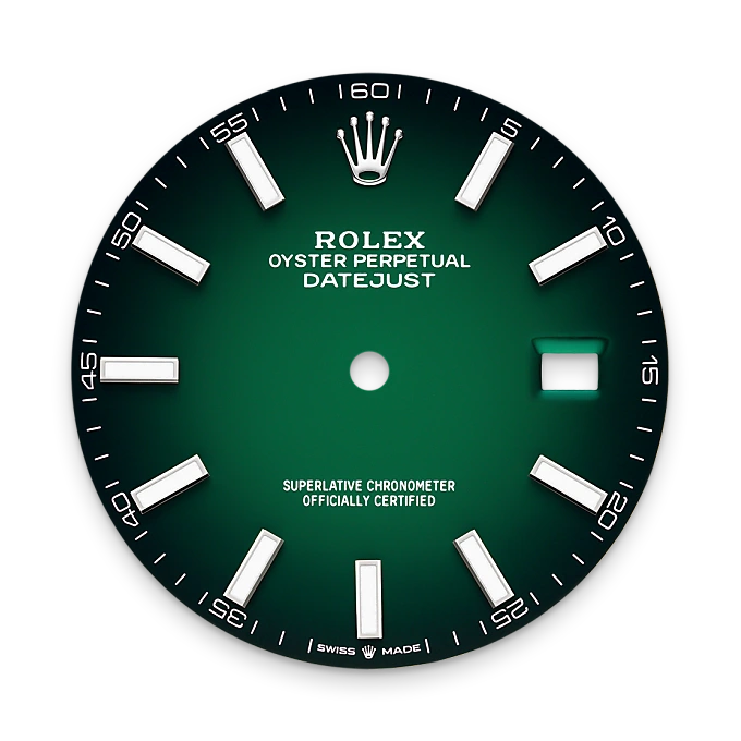 m126334-0033-dial-portrait | Brela Rolex Datejust de Rolesor blanco —combinación de acero Oystersteel y oro blanco, M126334-0033 | Brela