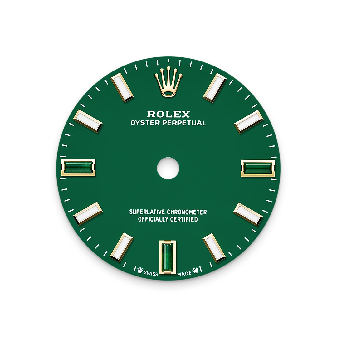 m276208-0002-dial-landscape | Brela Rolex Oyster Perpetual de oro amarillo de 18 quilates, M276208-0002 | Brela